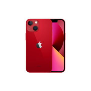 Photo of iPhone 13 Mini in Red. Front view