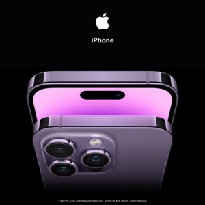 Poster of iPhone for instalment plan