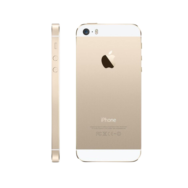 Graphic photo of a Gold iPhone 5s