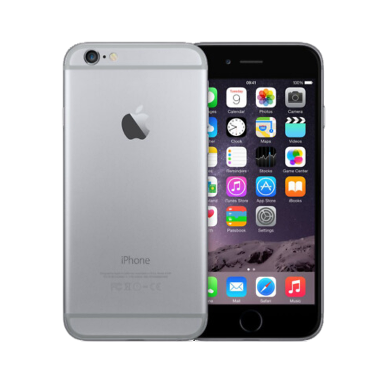 Graphic photo of a Grey iPhone 6 Plus