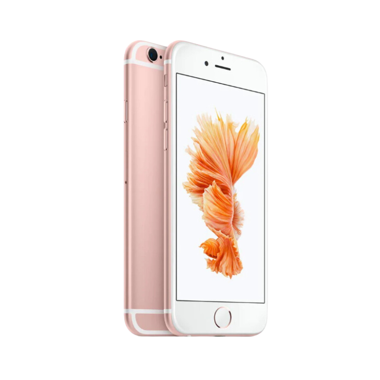Graphic photo of a Rose Gold iPhone 6s Plus