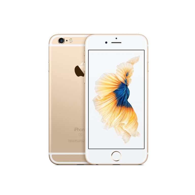 Graphic photo of a Gold iPhone 6s