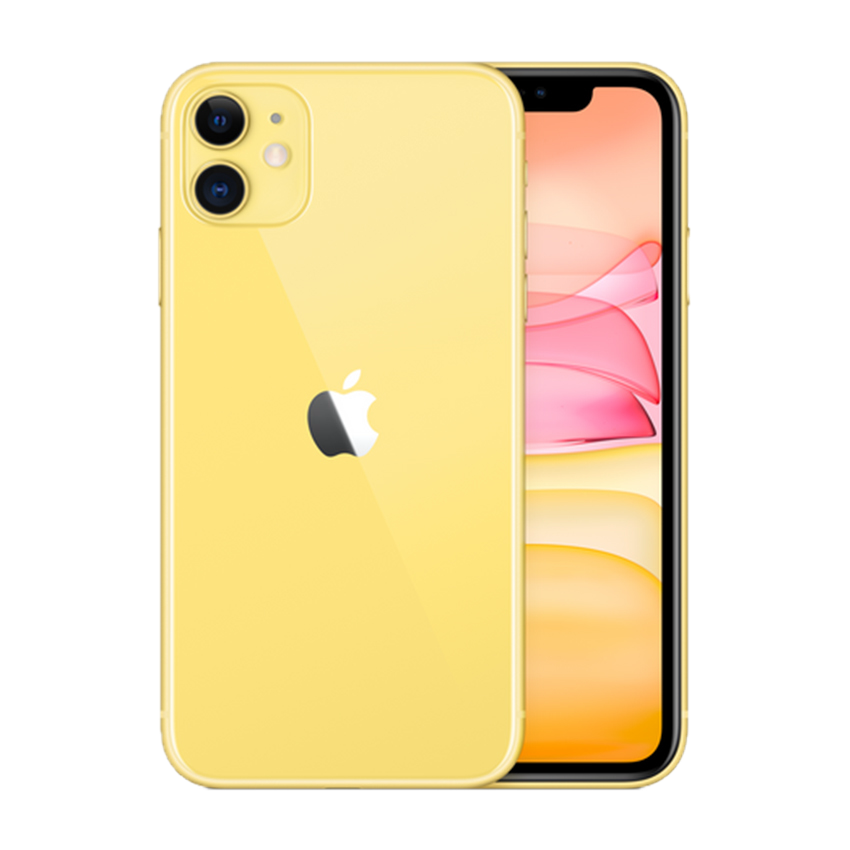 Photo of a yellow iPhone 11