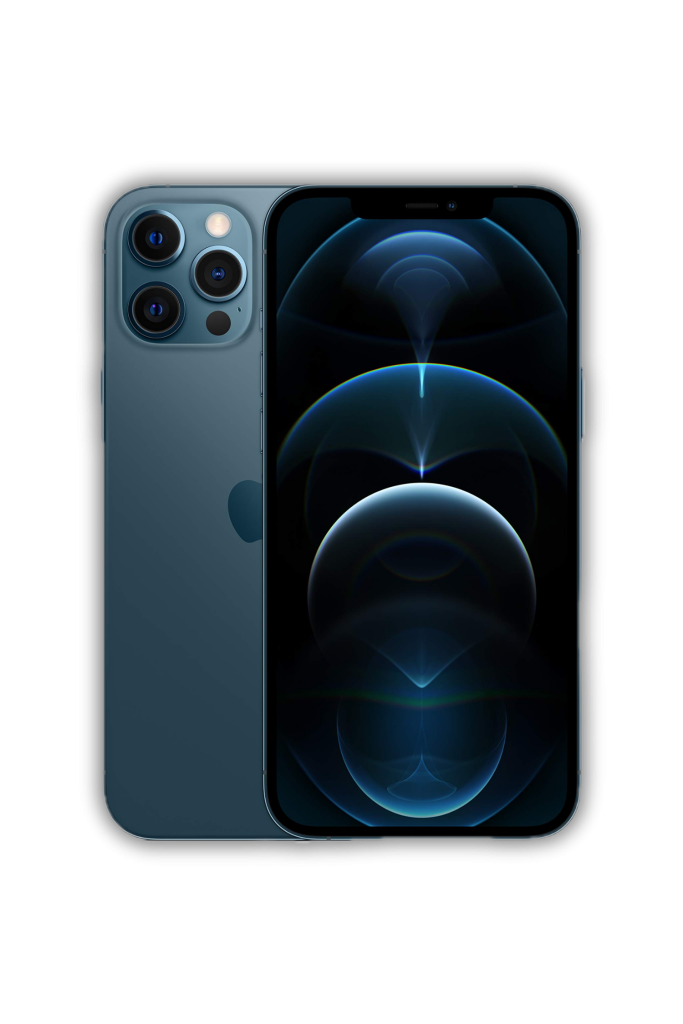 Graphic Photo of a Pacific Blue iPhone 12 Pro Max
