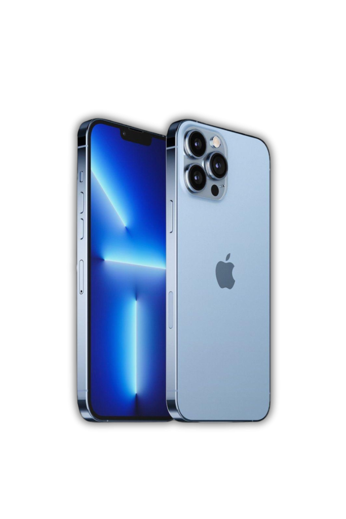 Graphic Photo of a Sierra Blue iPhone 13 Pro