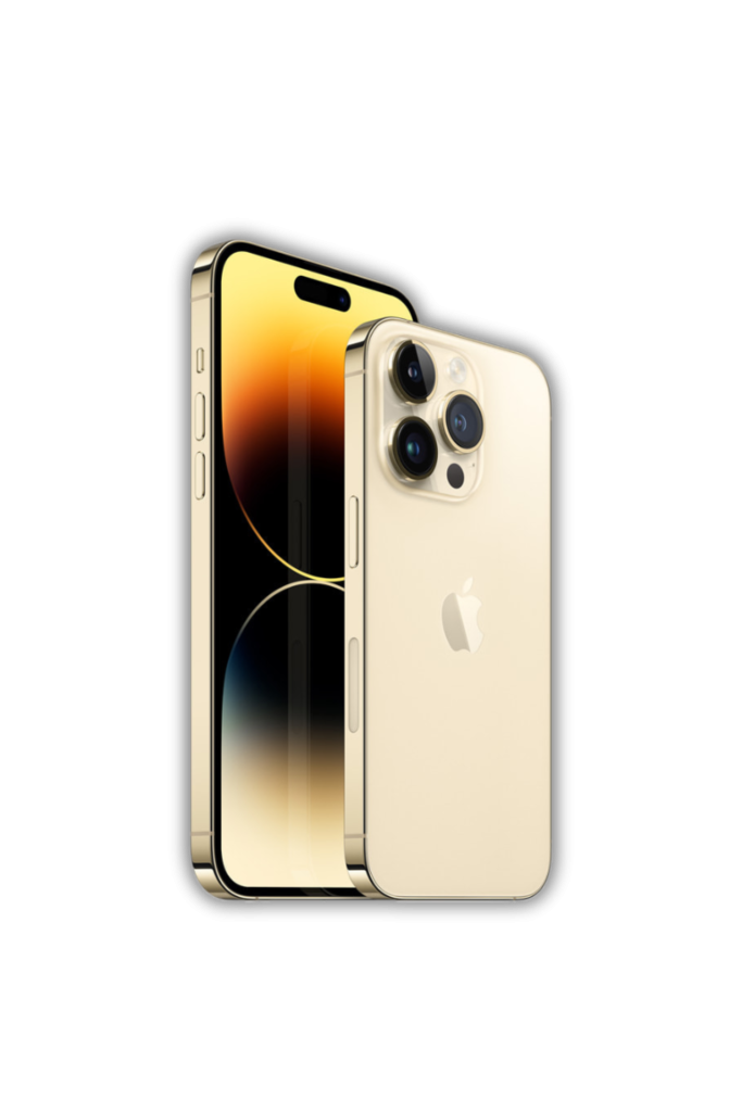 Photo of a Gold iPhone 14 Pro