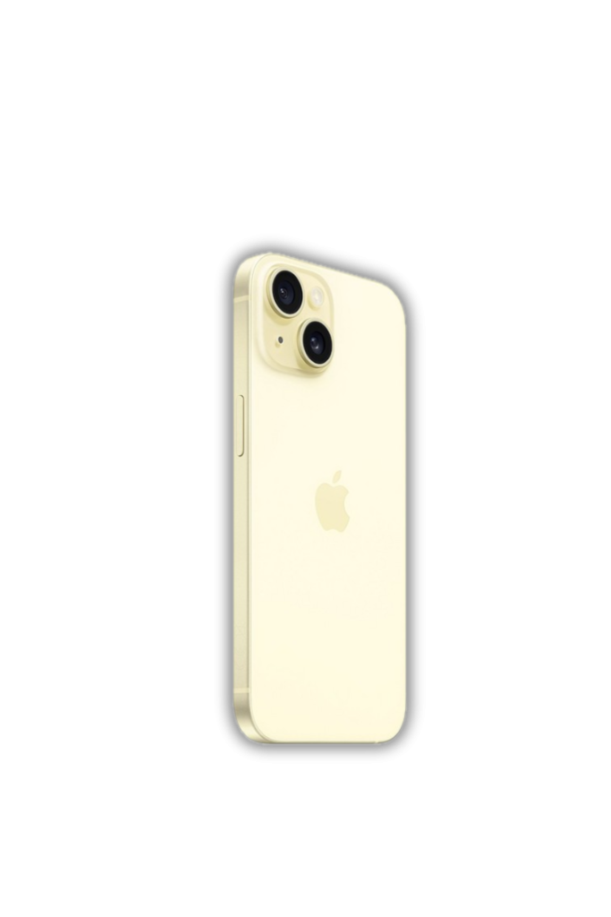 Photo of a yellow iPhone 15
