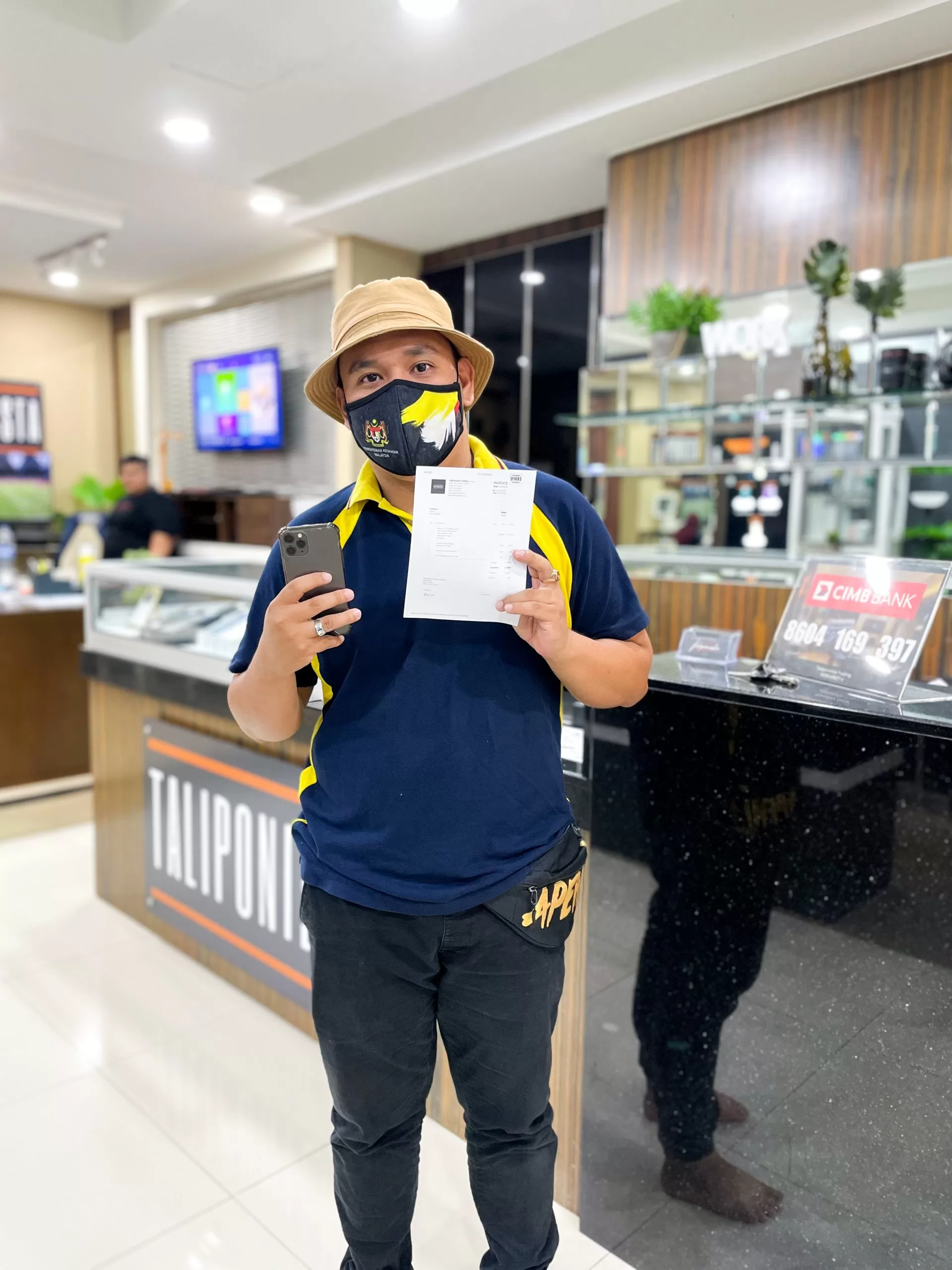 Photo of a customer at Taliponiesta Seremban