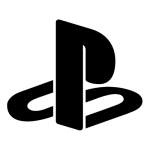 Play Station logo in black